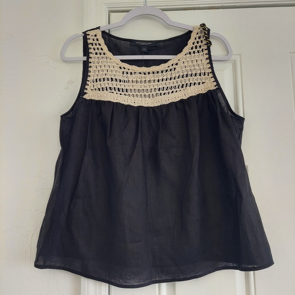 NWT Marc New York Linen Top